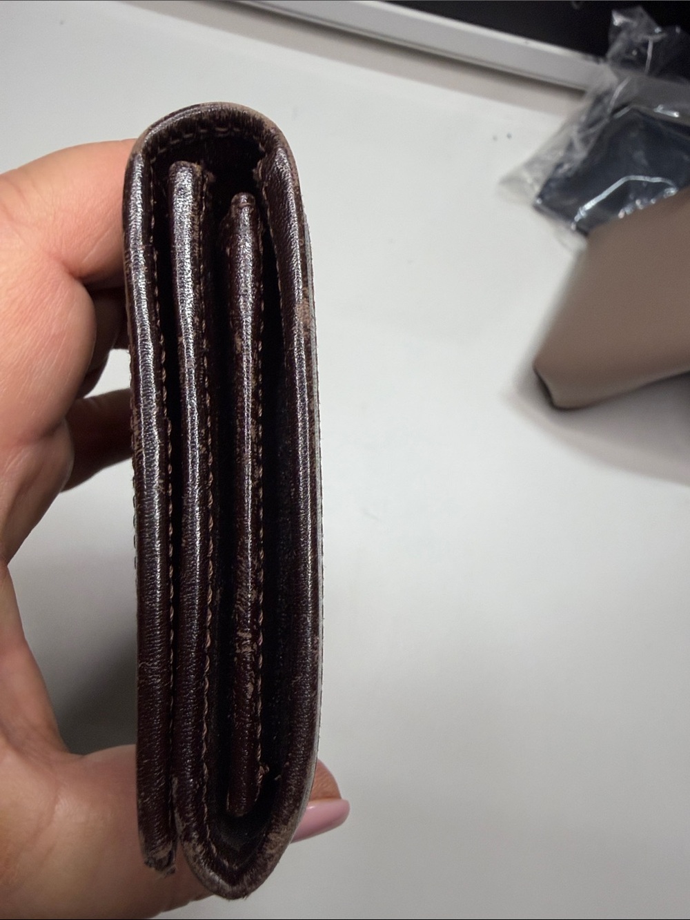 Fendi Brown Zucca Folded Continental Wallet - Picture 2 of 8